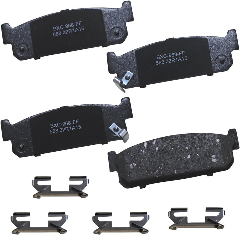 Bendix Premium SBC588 Ceramic Rear Brake Pads for INFINITI J30 1997-1993, M45 2004-2003, Q45 2006-1994 - Image 1